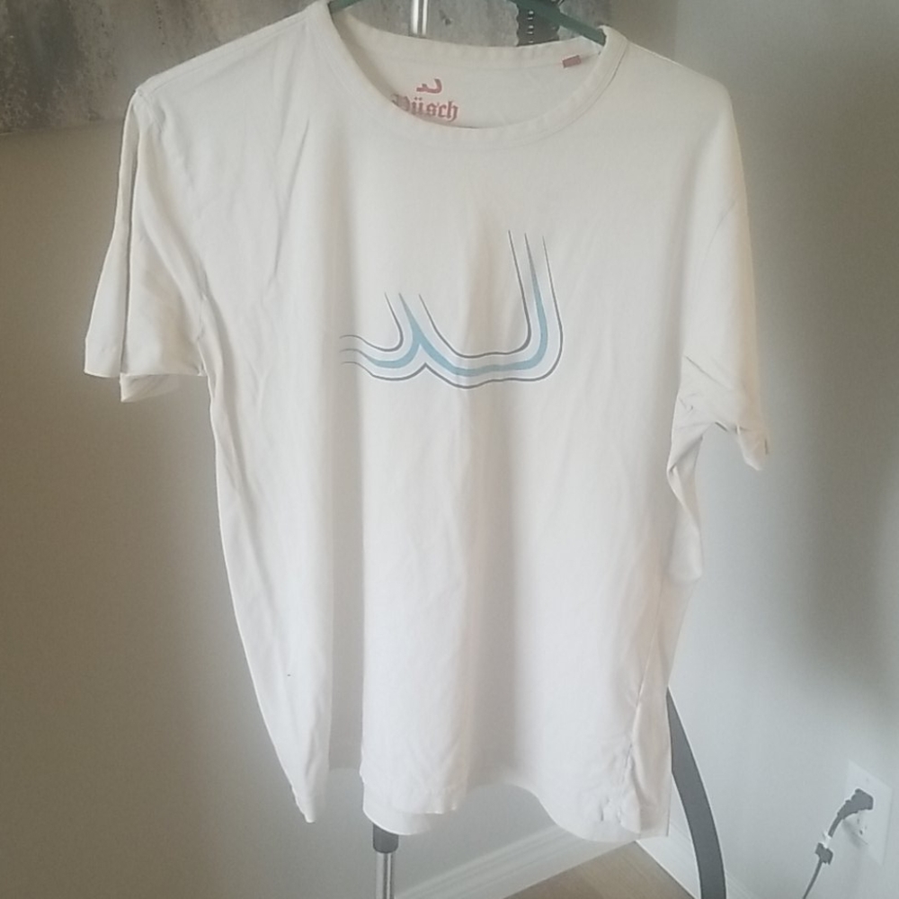 Pusch white printed t shirt 2 for $15